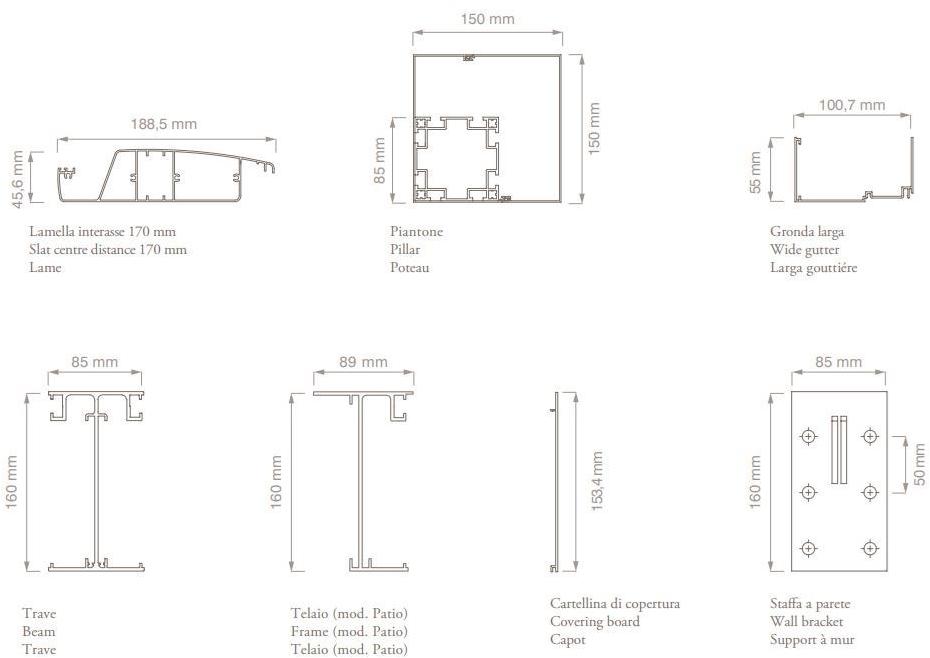 MV Living Пристроенная пергола с регулируемыми жалюзи Bioclimatiche sun-id-1409169 - Вид №4