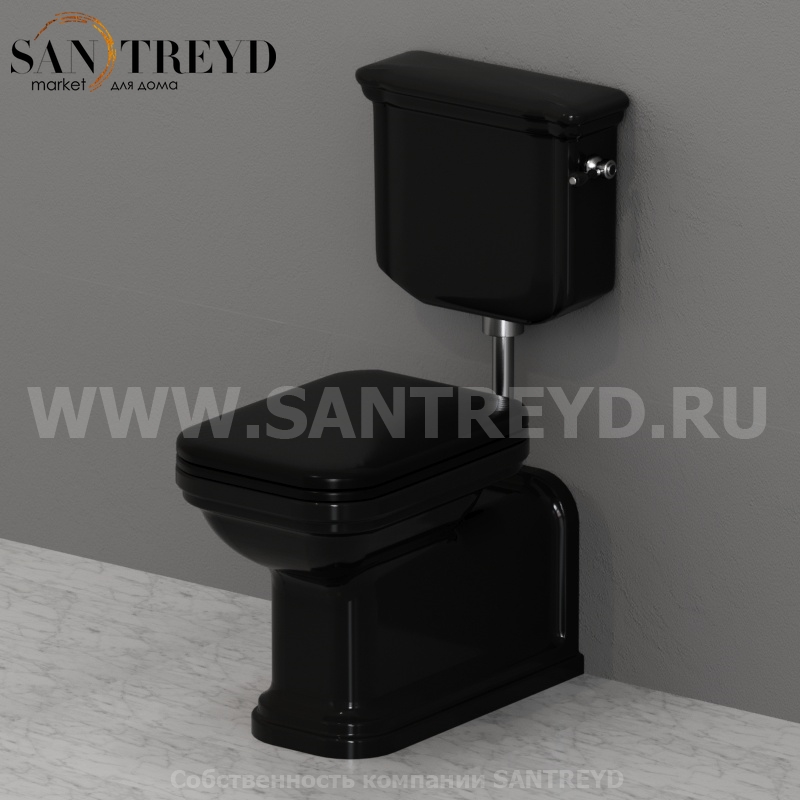 418304 Бачок для унитаза Черный Kerasan  Италия 