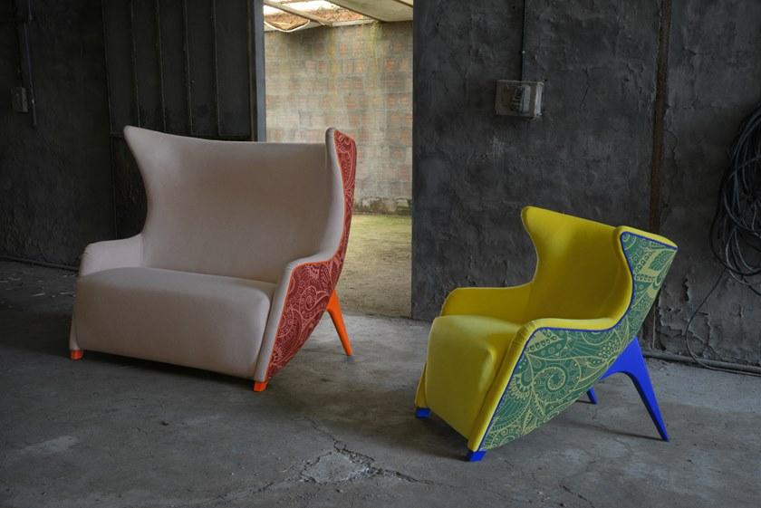 Adrenalina Кресло из ткани Gea sun-id-1473549 - Вид №4