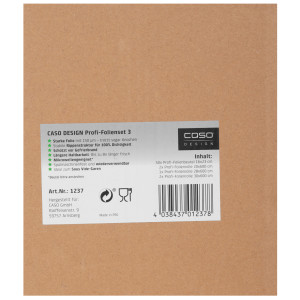 9297255 Набор рулонов для вакуумного упаковщика CASO 7 Sterne 16*23-50 20/30*600-2 28*600-1