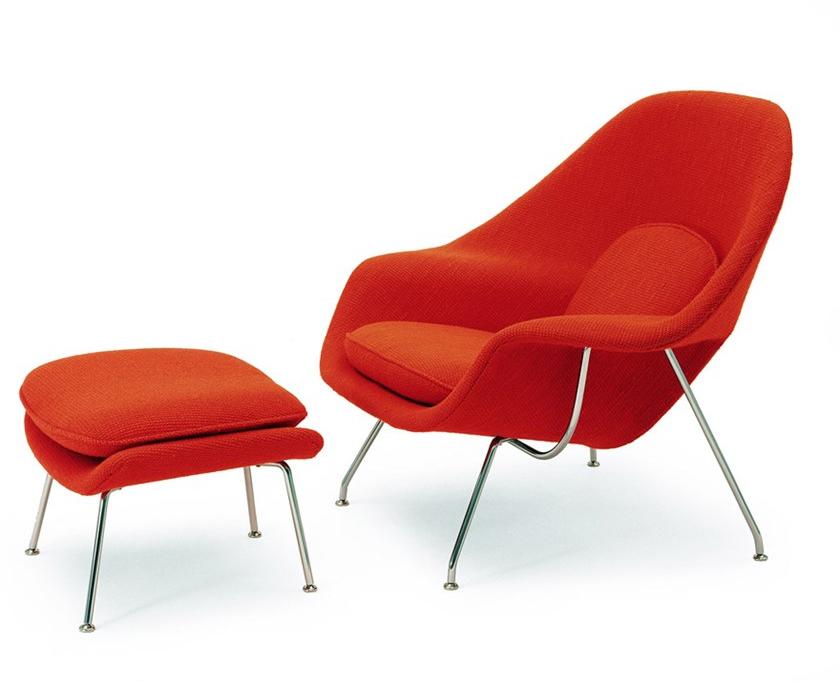 KNOLL Кресло из ткани с подлокотниками Womb™ sun-id-1425164 - Вид №3