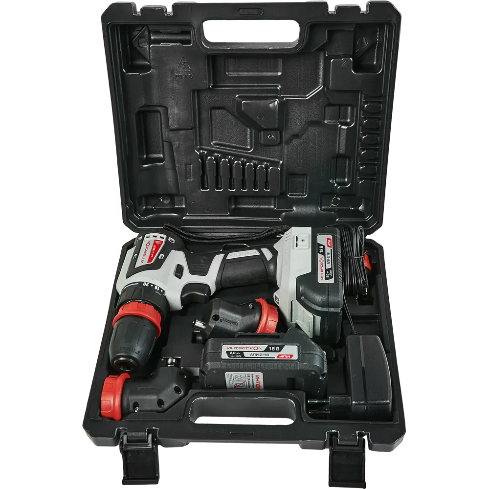 Аккумуляторный шуруповерт Интерскол ДА-13/18В с двумя батареями 89348686 STLM-0841644 - Вид №5