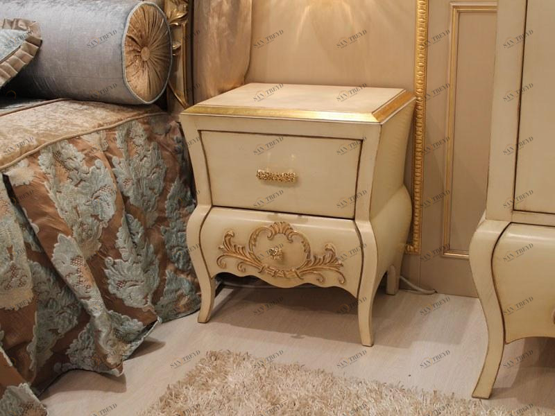 Arvestyle Прямоугольная прикроватная тумбочка из лакированной древесины Angioline Vz-1402