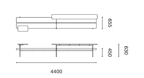 Модульная скамья из фанеры Established&Sons остров ARCH-00140300 - Вид №8