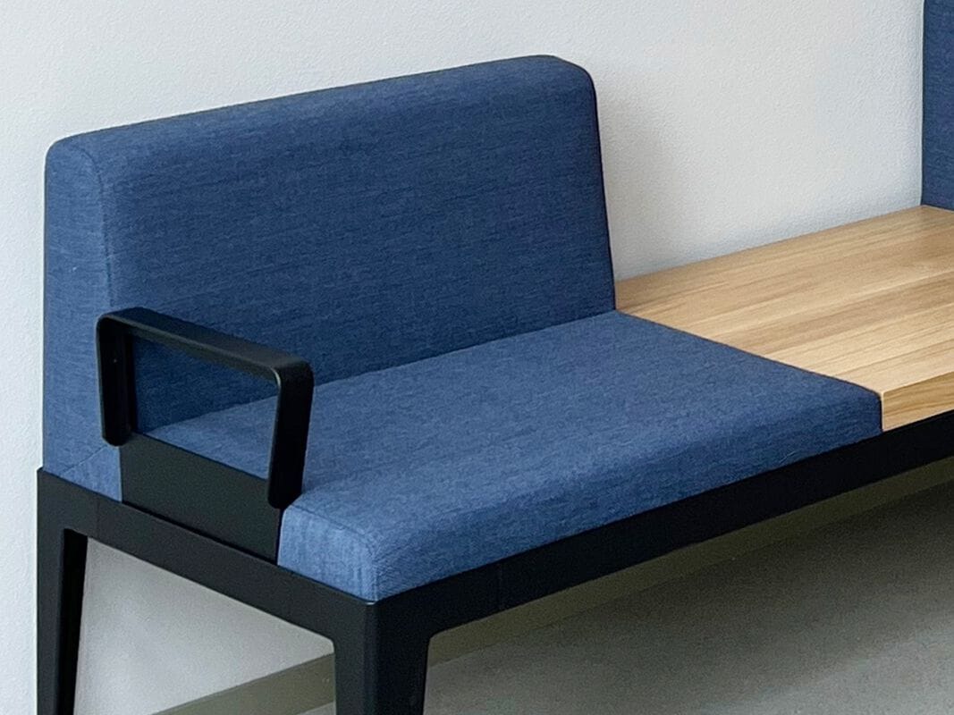 Модульная скамья из ткани со спинкой SCHNEEWEISS interior BANDA 600 ARCH-00145388 - Вид №4