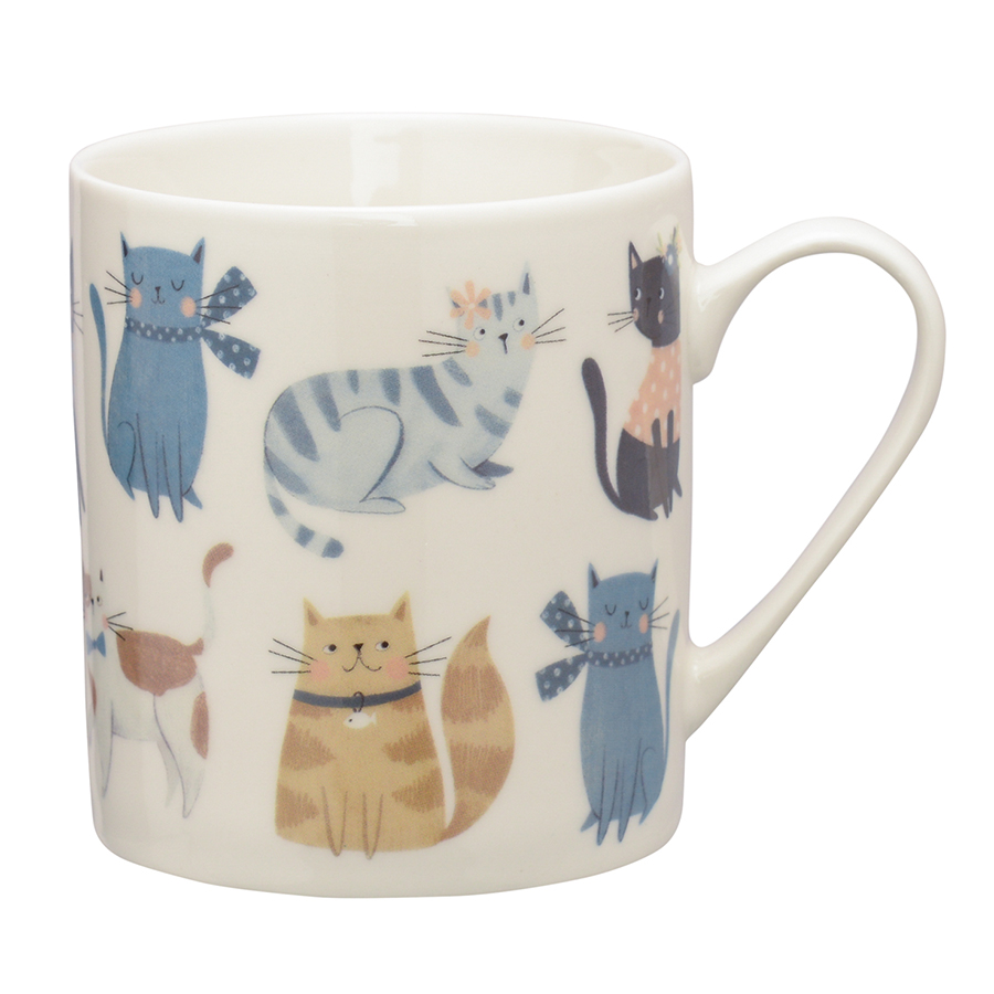 P_0059.599SC Кружка cosy cats Котики 340 мл Price&Kensington 