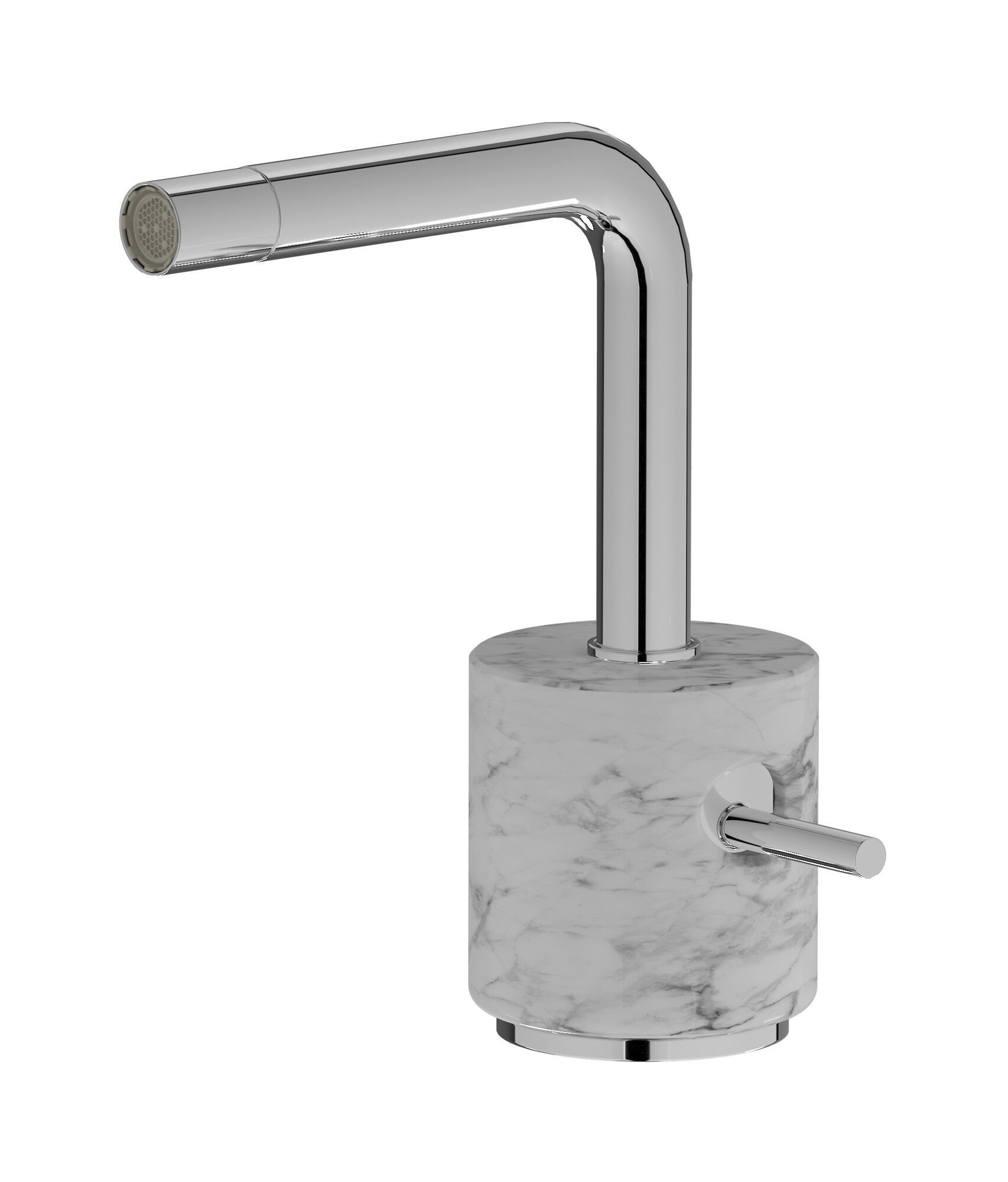 Смеситель для биде с одной ручкой из мрамора IB мрамор + мрамор Elle ARCH-00140636 - Вид №1