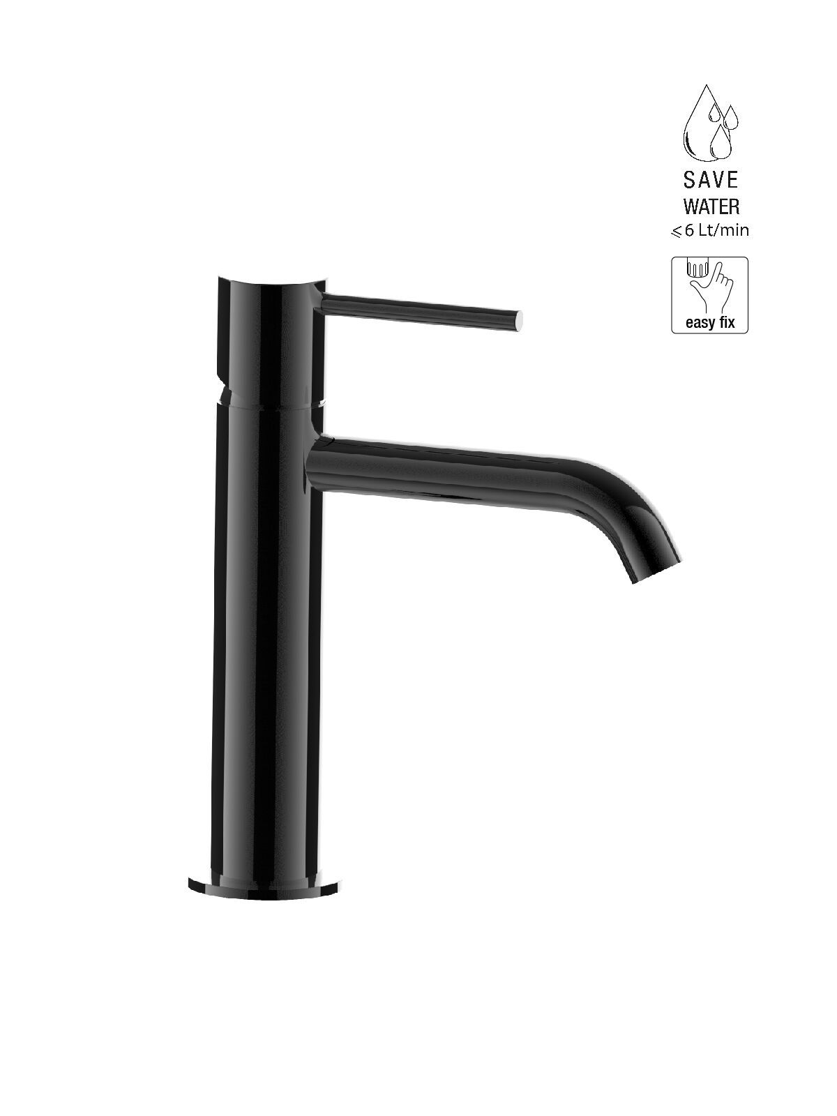 Однорычажный смеситель для раковины с раковиной Rubinetterie Frattini Pepe XL ARCH-00057231 - Вид №27