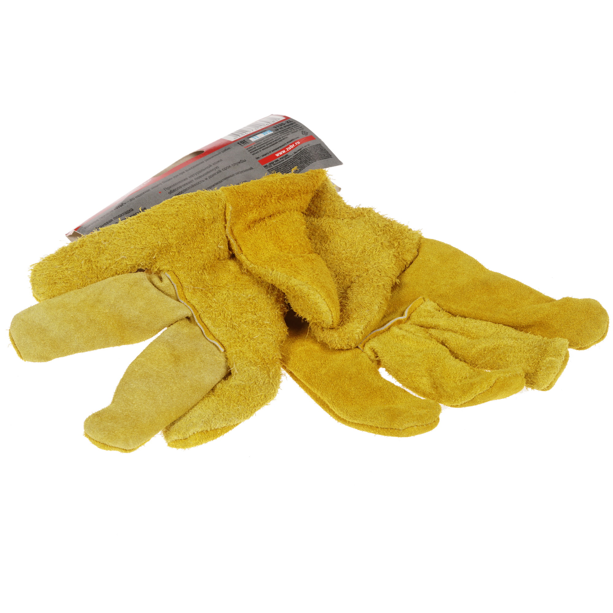 Перчатки спилковые/кожаные Зубр 11335-XL 1289277 STDN-0013036 - Вид №2