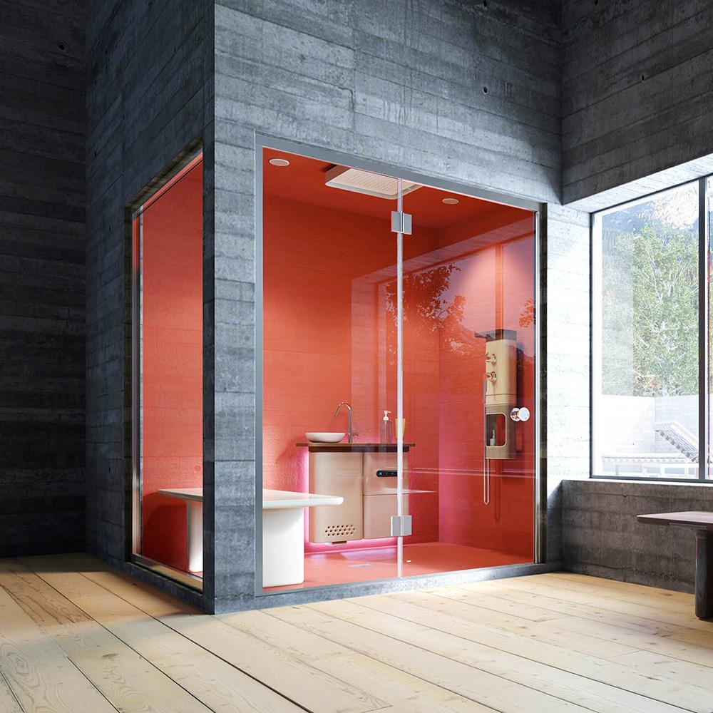 Дверь для хамама Ananda 18 Glass1989 Двери и окна для хамама Ananda GCF0004T50R - Вид №1