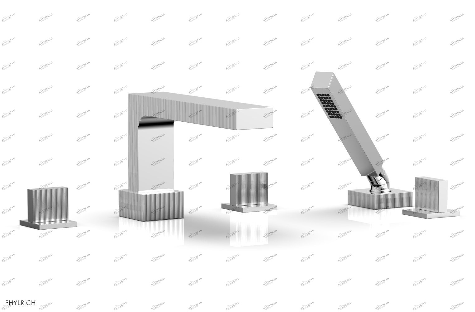 Смеситель для ванны STRIA Phylrich  291-48-026 Хромированный 