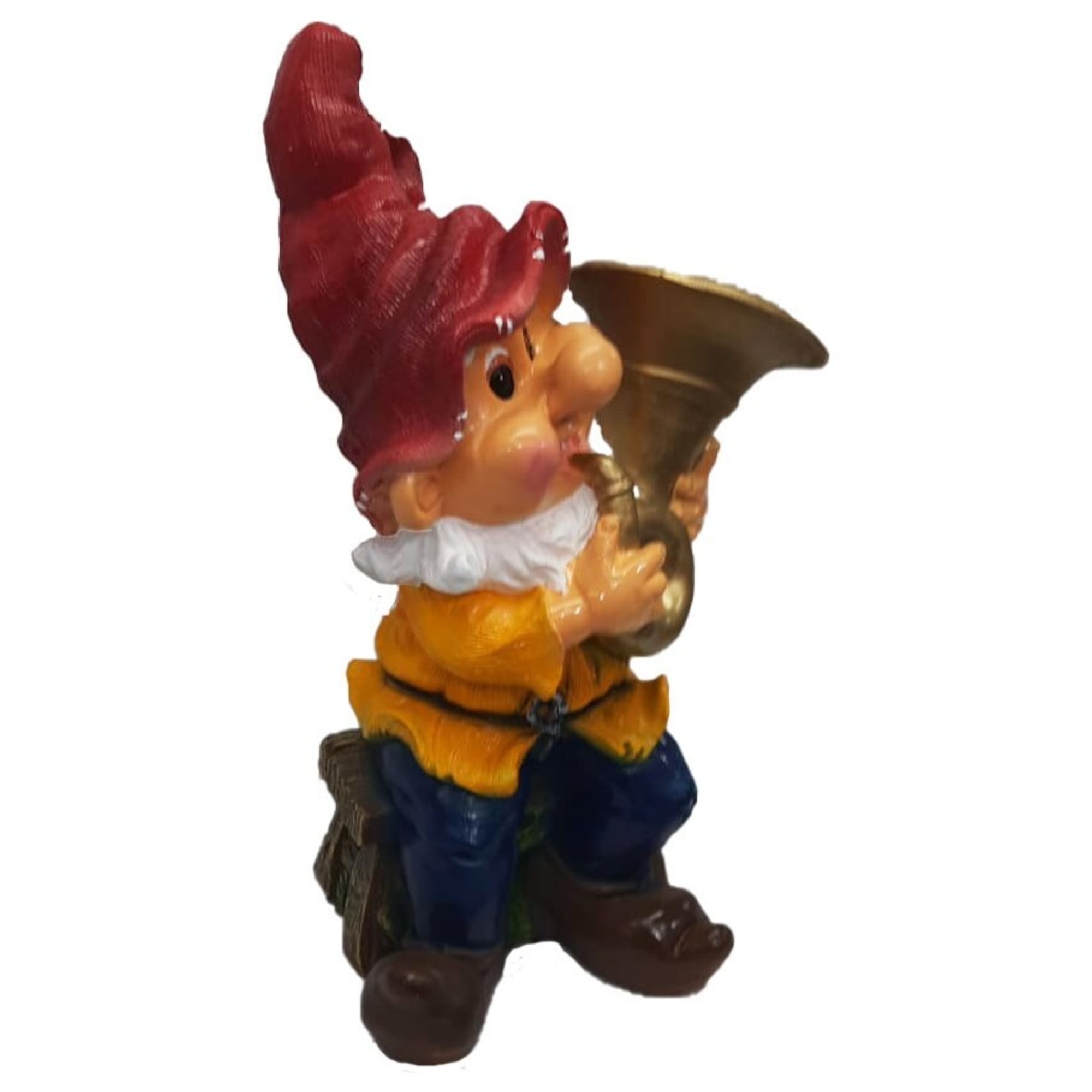 84549156 Фигура садовая «Гном играет на трубе» высота 49 см Santreyd  - Вид №1