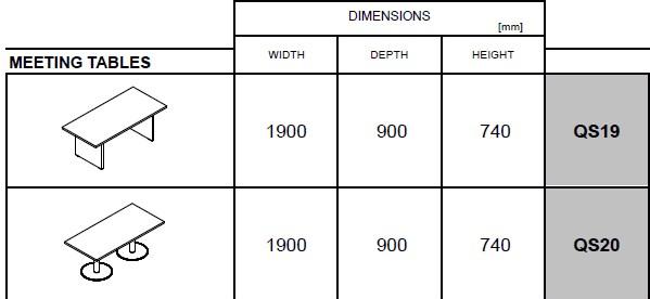 MDD Прямоугольный деревянный стол для переговоров Quando sun-id-1400452 - Вид №2