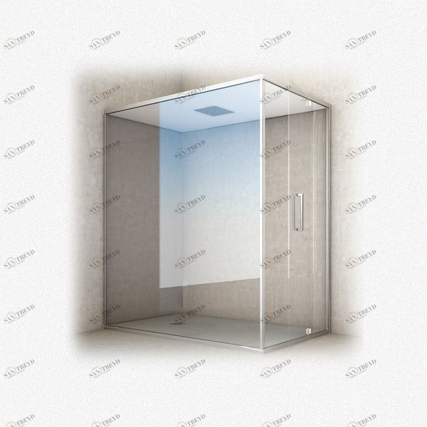 Ограждение для душа и турецкой бани Gemini 4 120х80 см 1GNB6S0 Gruppo Geromin