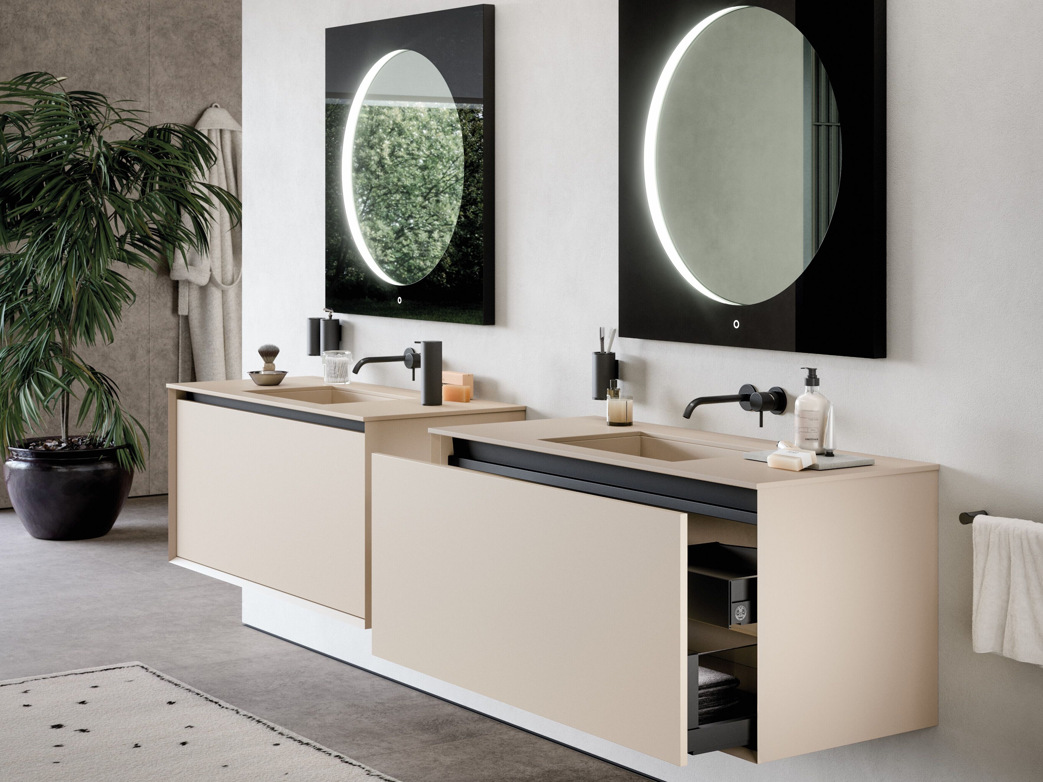 Полная мебель для ванной комнаты OASIS Smartcode ARCH-00029719 - Вид №1