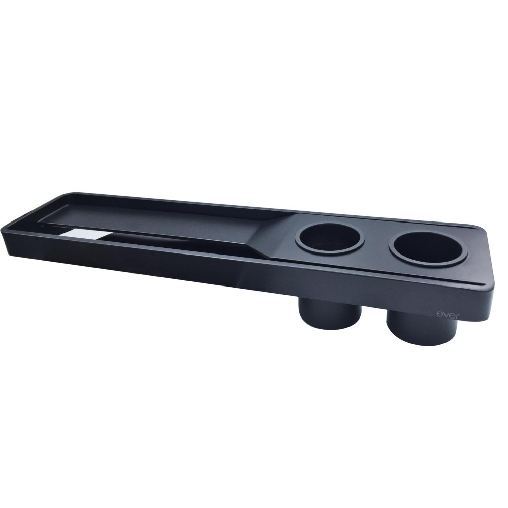 EVBR453DXBEVER Life Design Полка и полотенцедержатель 45 см со стеклом - Brunt Brunt Непрозрачный черный - Вид №3