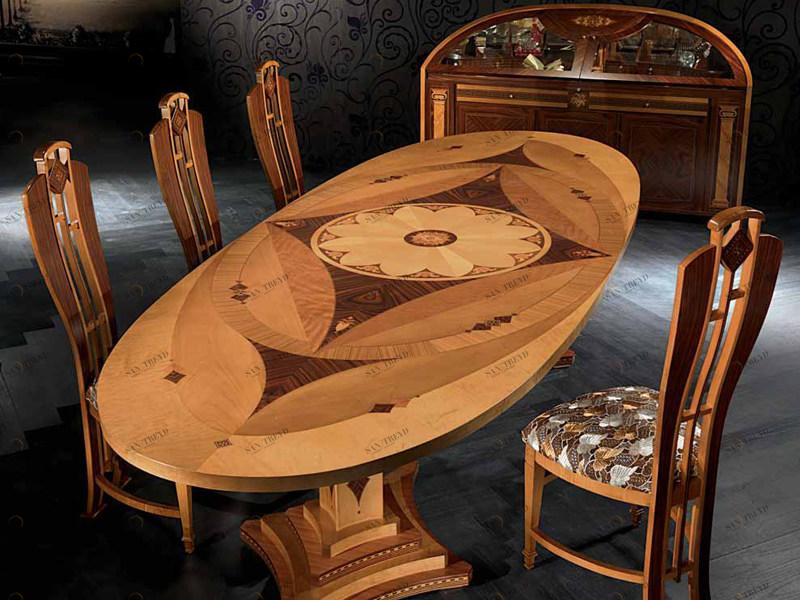 Carpanelli Обеденный стол из клена Dalì DALI sun-id-1428908