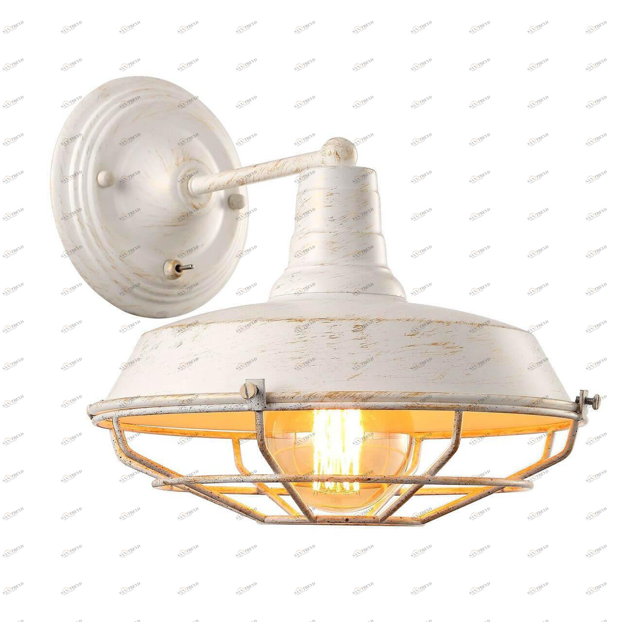 Бра металлическое белое Ferrico A9183AP-1WG ARTE LAMP FERRICO WHITE 00-3928421 Белый 