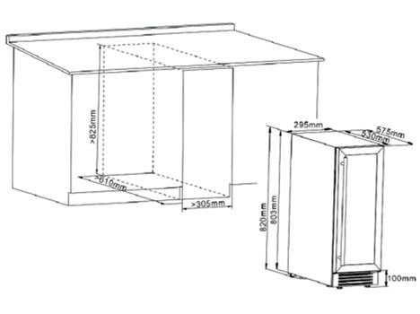 5343723 Винный шкаф Cellar Private CP017-2TB черный STDN-0002756 - Вид №3