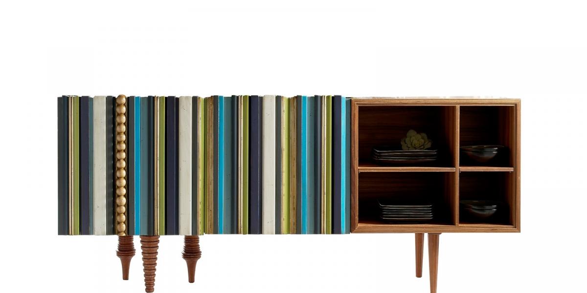 078984 Тумба под ТВ с полками Lola Glamour Reina Santreyd  - Вид №3