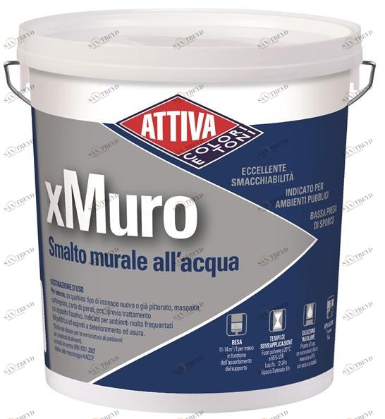 ATTIVA Матовая акриловая настенная эмаль на водной основе Smalti e pitture sun-id-1504971