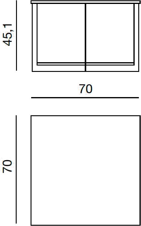 EmmeBi Квадратный лакированный деревянный журнальный столик sun-id-1459931 - Вид №4