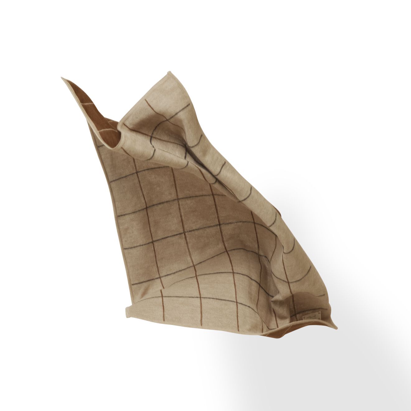 Клетчатый плед из альпаки Form & Refine Аймара ARCH-00090731 - Вид №3