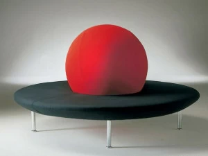 Giovannetti Изогнутый диван из ткани