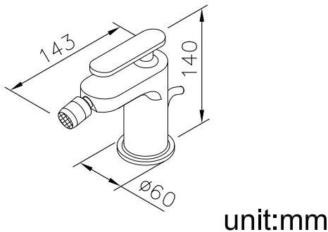 JUSTIME Настольный смеситель для биде с одной ручкой и одним отверстием Charming sun-id-1516347 - Вид №1