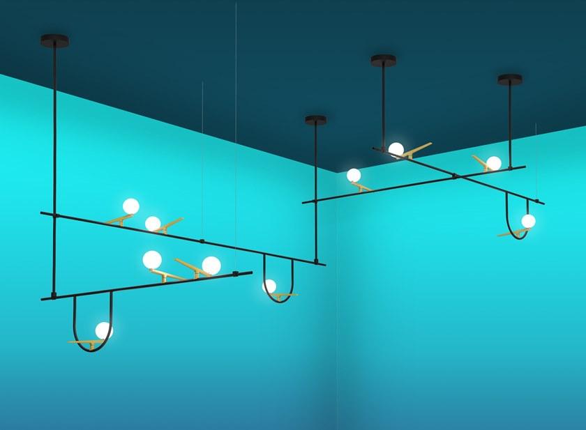 Artemide Светодиодный подвесной светильник прямого света из латуни Yanzi sun-id-1393991 - Вид №3
