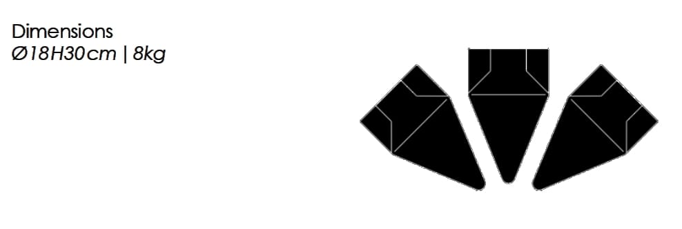 Ваза из камня Лечче PIMAR ампулы, амфоры, колонны ARCH-00078592 - Вид №3