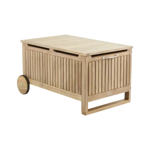 Скамья-ящик с колесами Naterial Solis 85х48х52 см дерево светло-коричневая