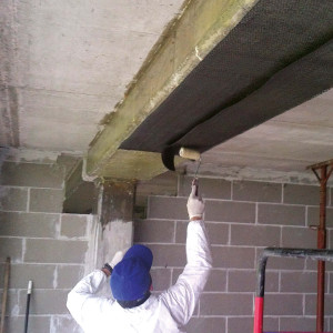 Система FRP для cls, состоящая из четырехосной углеродной ленты и эпоксидной смолы