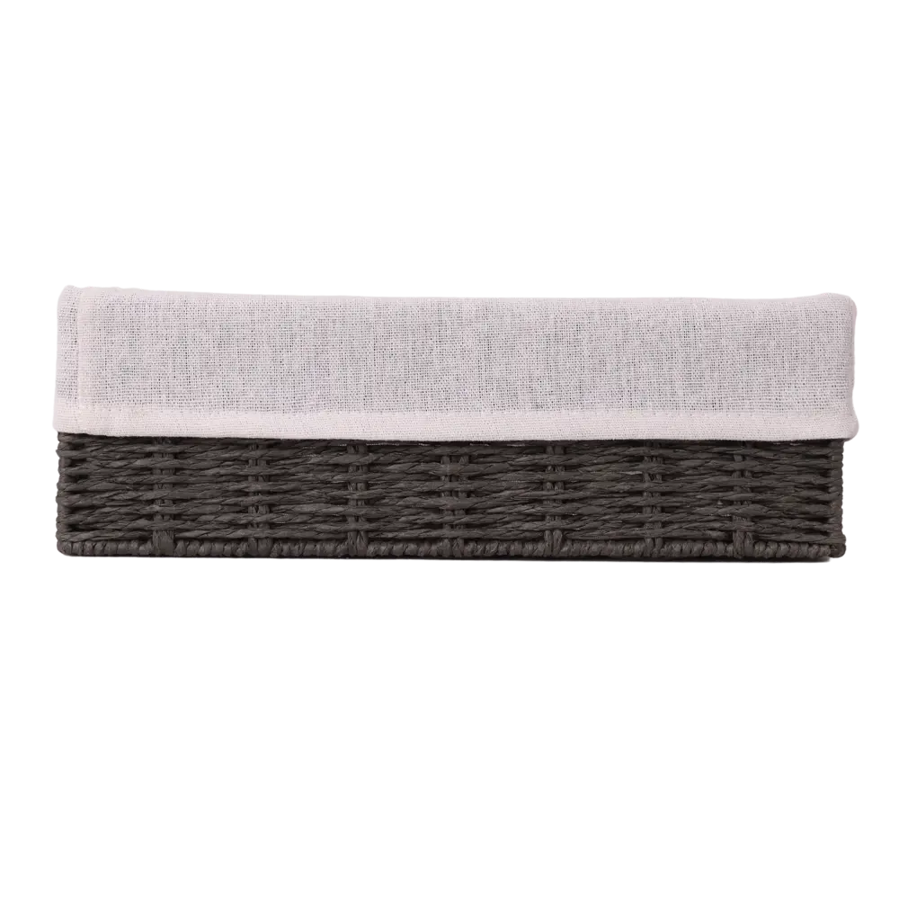 Корзина Konsensa 10x10x30 см бумага цвет графит 89439448 STLM-2157119  - Вид №2