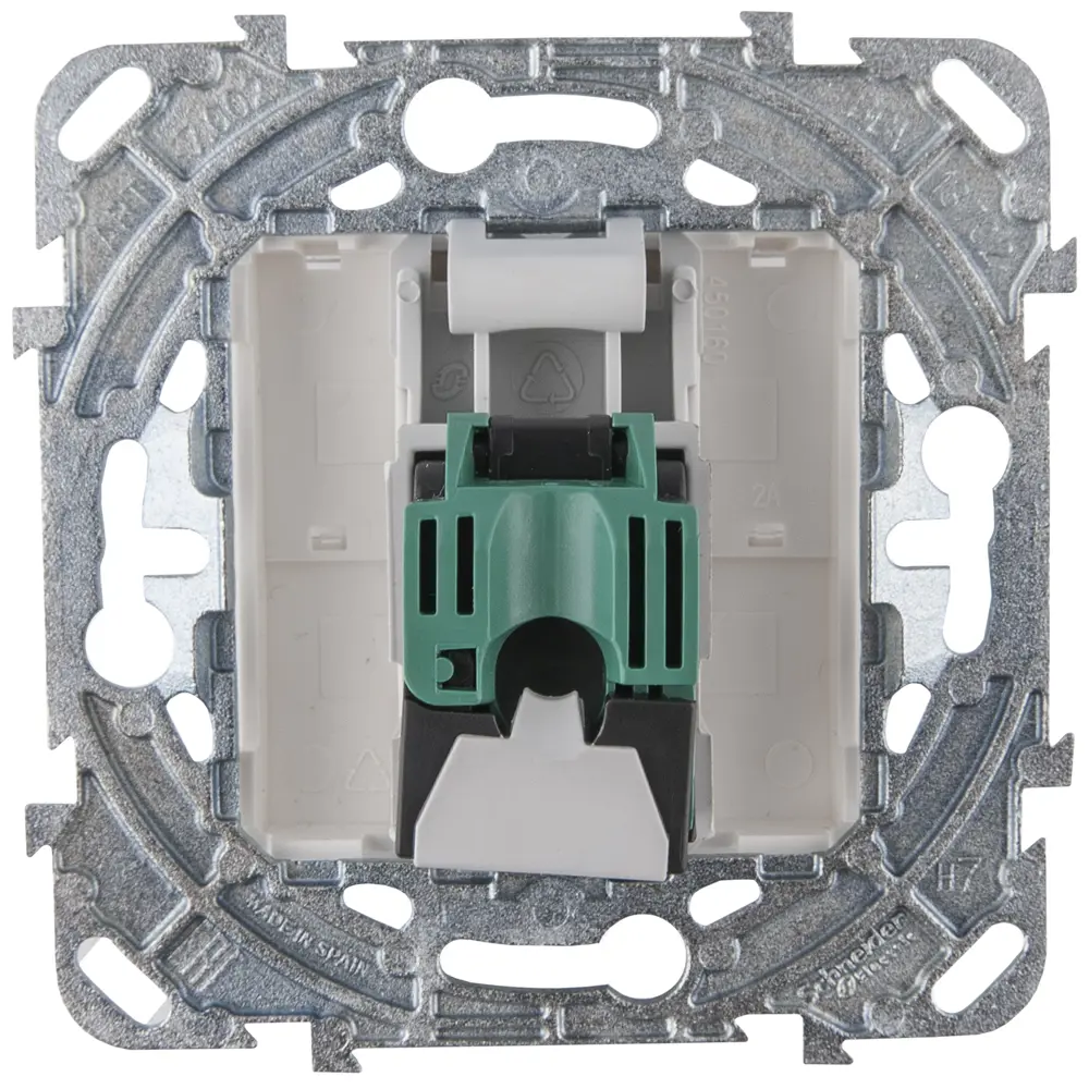 Розетка компьютерная встраиваемая Systeme Electric Unica RJ45 UTP cat 5e цвет белый 10157140 STLM-2168257 - Вид №4