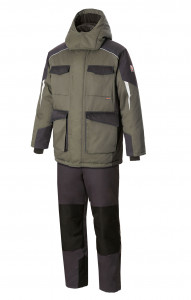 5037899 Костюм утепленный серый хаки графит STATUS  Зимняя спецодежда  размер 60-62/170-176