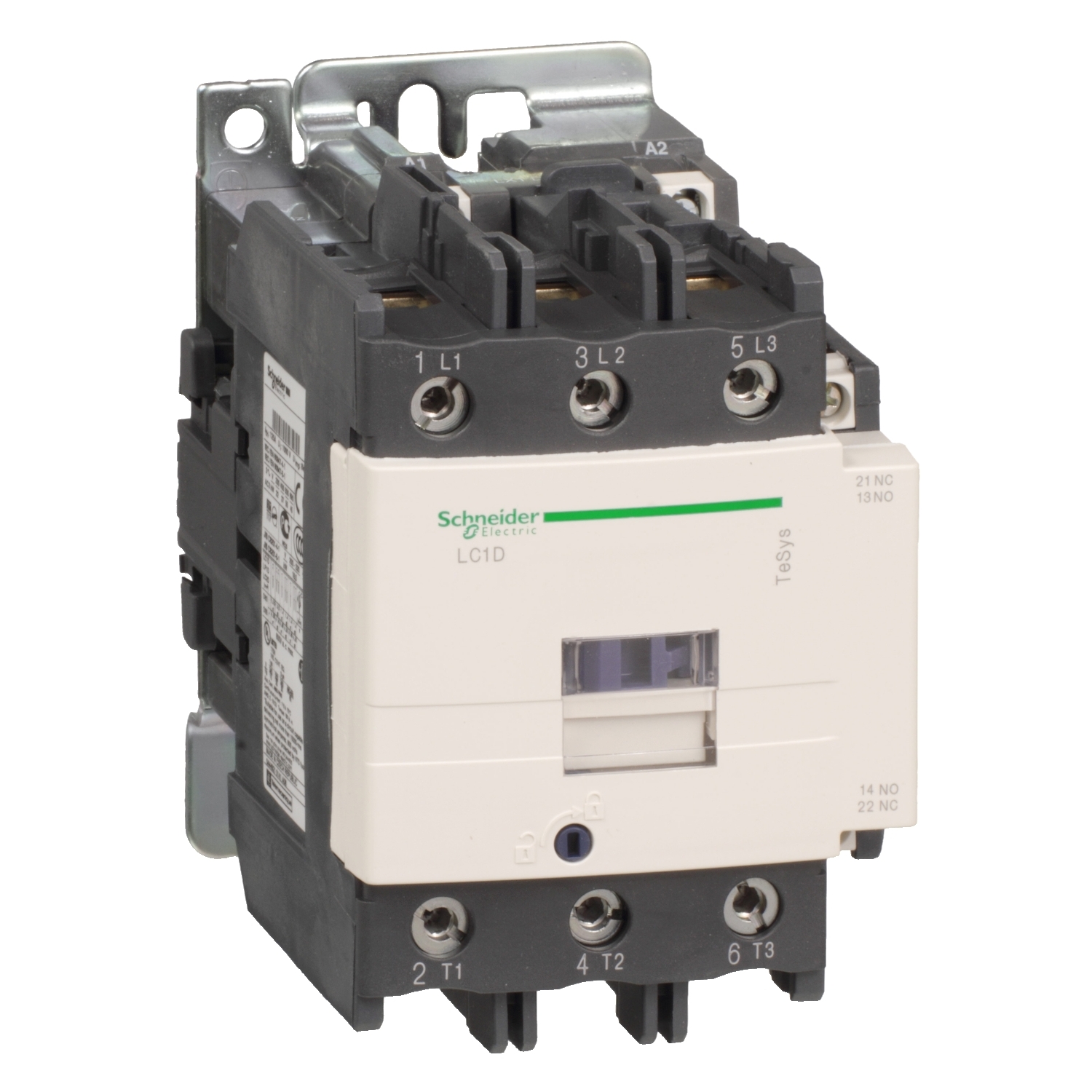 LC1D80N7 Контактор LC1D 3P 80А 440/415В AC 45кВт Schneider Electric TeSys 