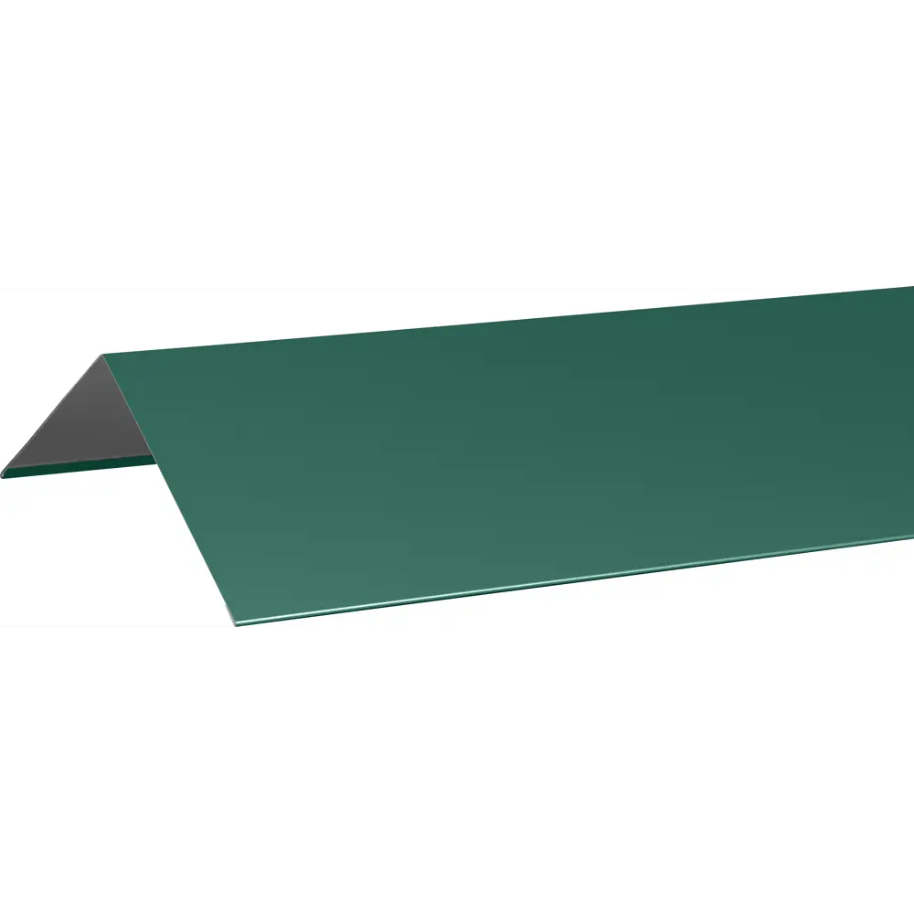 Конёк плоский 60x230 мм 2 м 0.4 мм RAL 6005 зелёный 12232060 STLM-2189550 Santreyd 