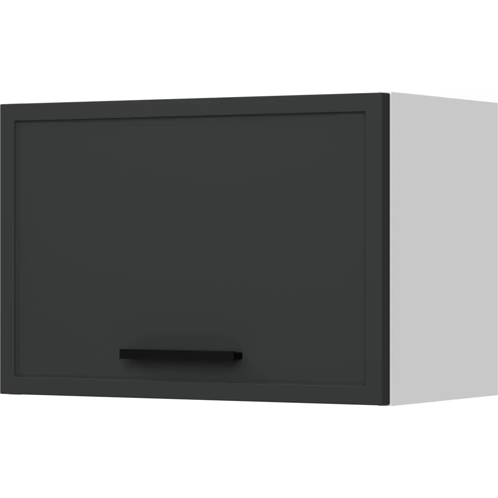 Навесной шкаф DELINIA Nero для вытяжки 50×33.8×29 см графит 86586446 Неро STLM-0070499 - Вид №1