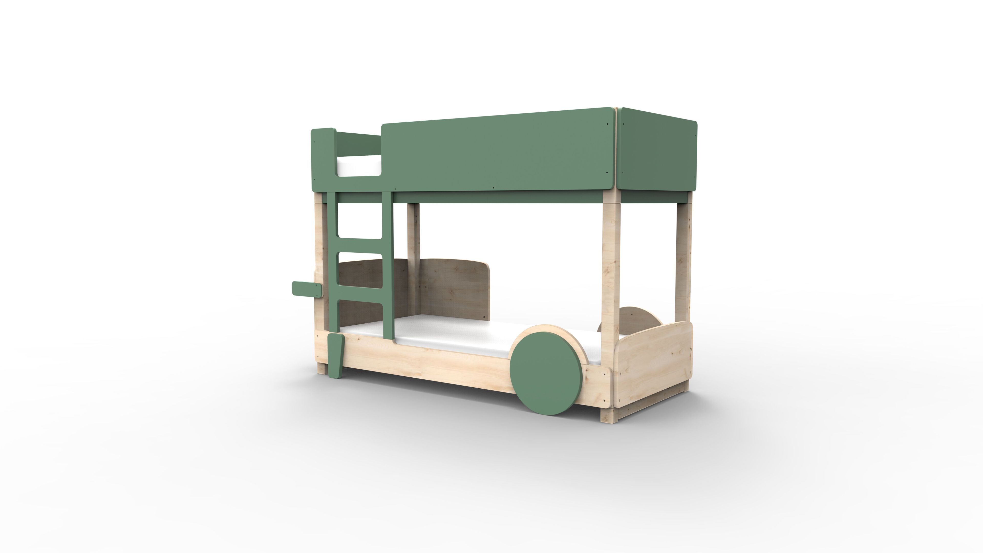 Деревянная двухъярусная кровать Mathy by Bols ARCH-00015757 - Вид №9