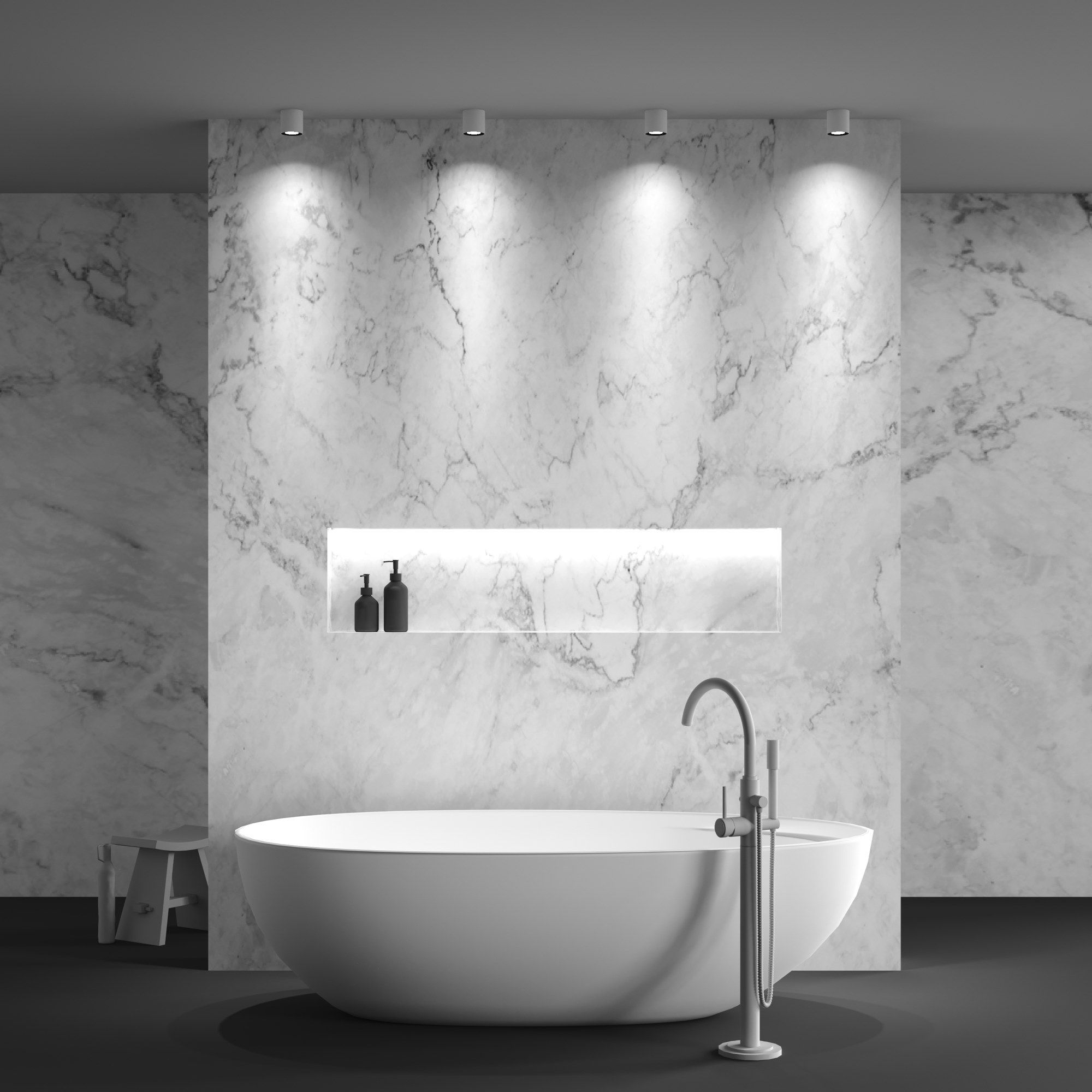 Потолочный металлический светодиодный прожектор с регулируемой яркостью Maytoni ARCH-00117106 - Вид №1