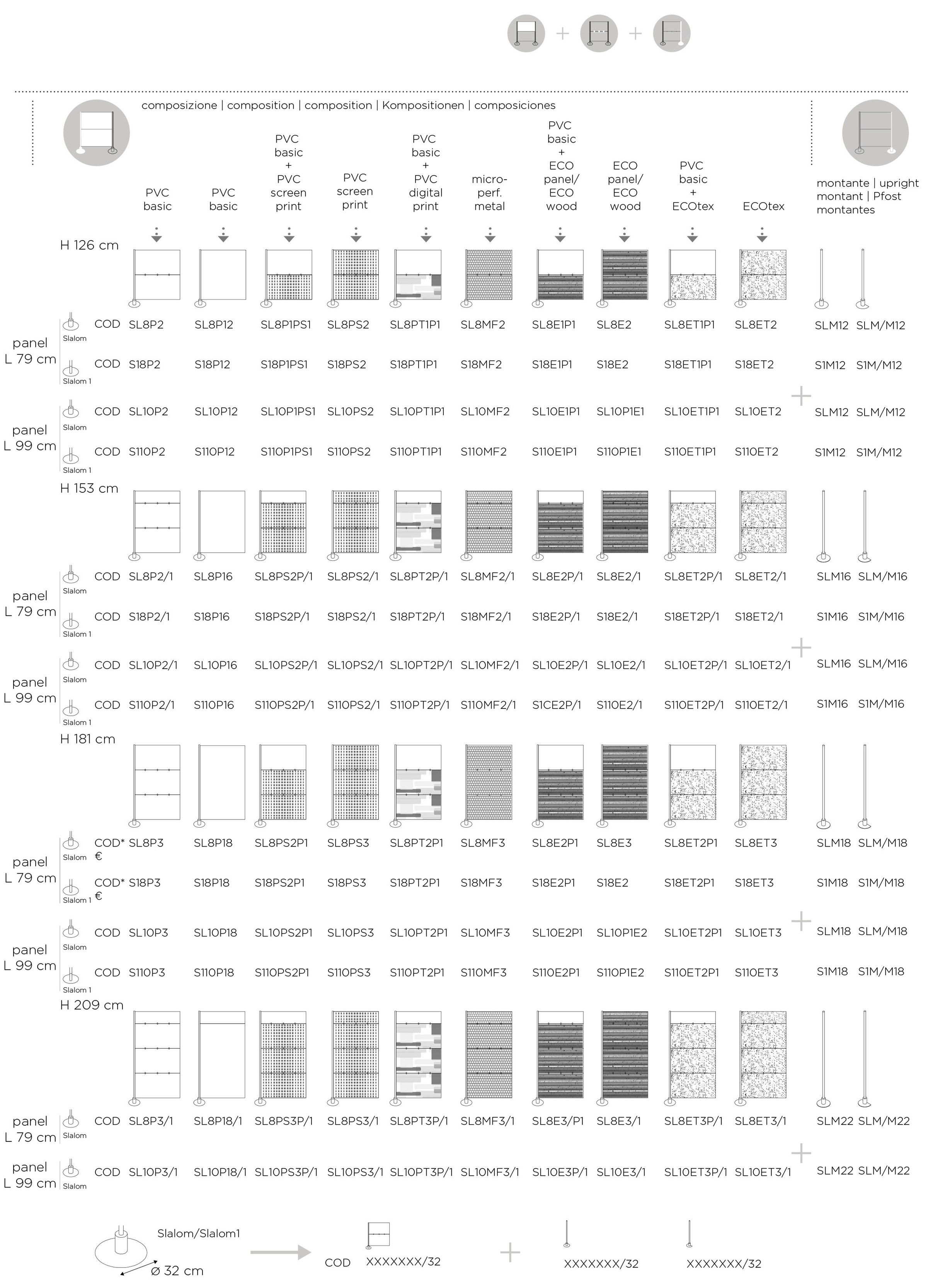 ПВХ модульная отдельно стоящая офисная перегородка Slalom ARCH-00039324 - Вид №7