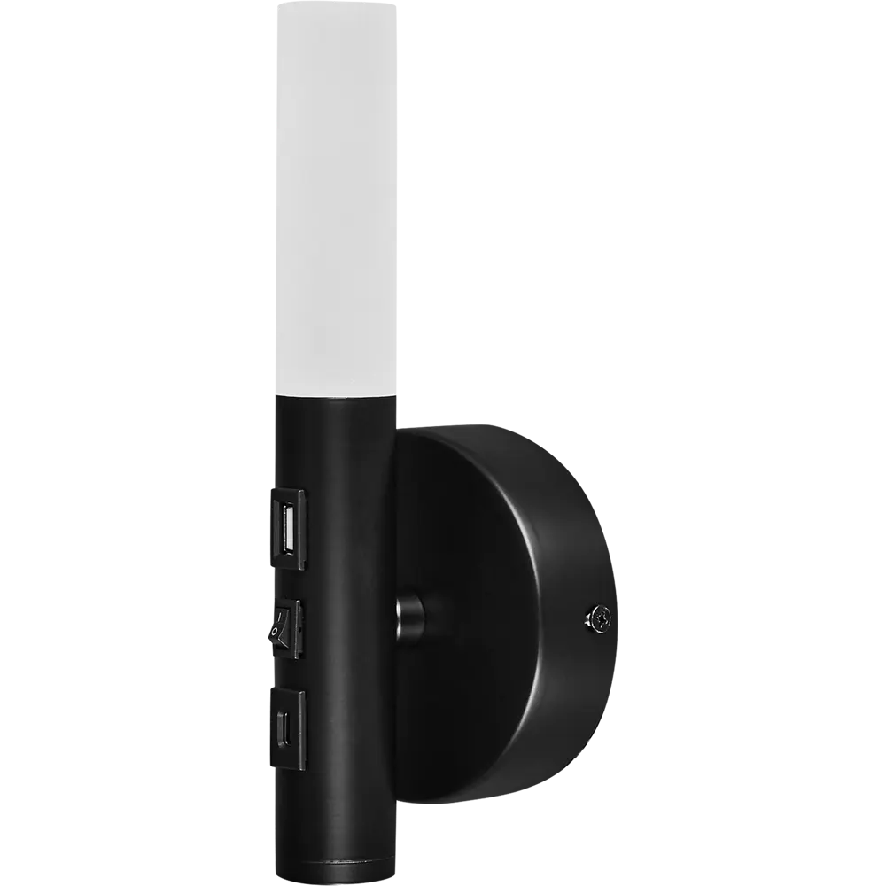Настенный светильник светодиодный Freya Vela FR5342WL-L3B 3 Вт USB цвет черный 89345565 STLM-2053087  - Вид №1