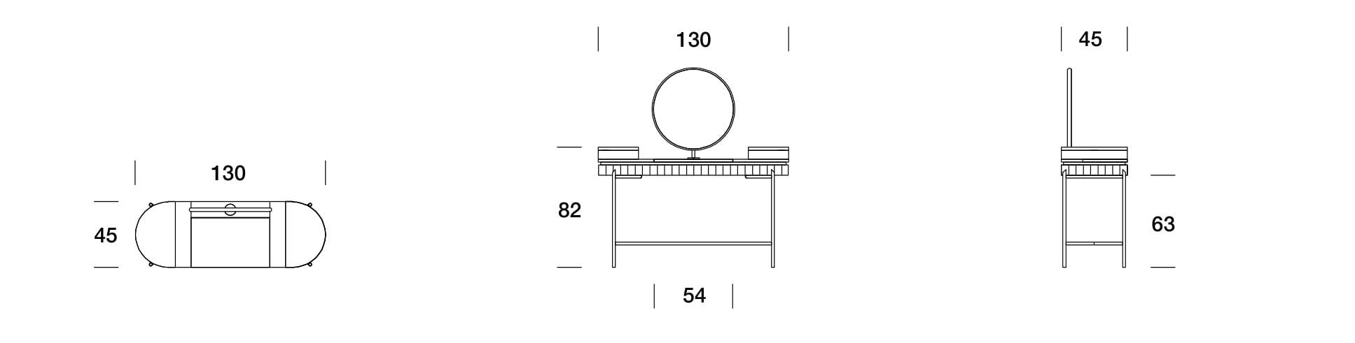 Мобильный туалетный столик Former In Italia ARCH-00135089 - Вид №4