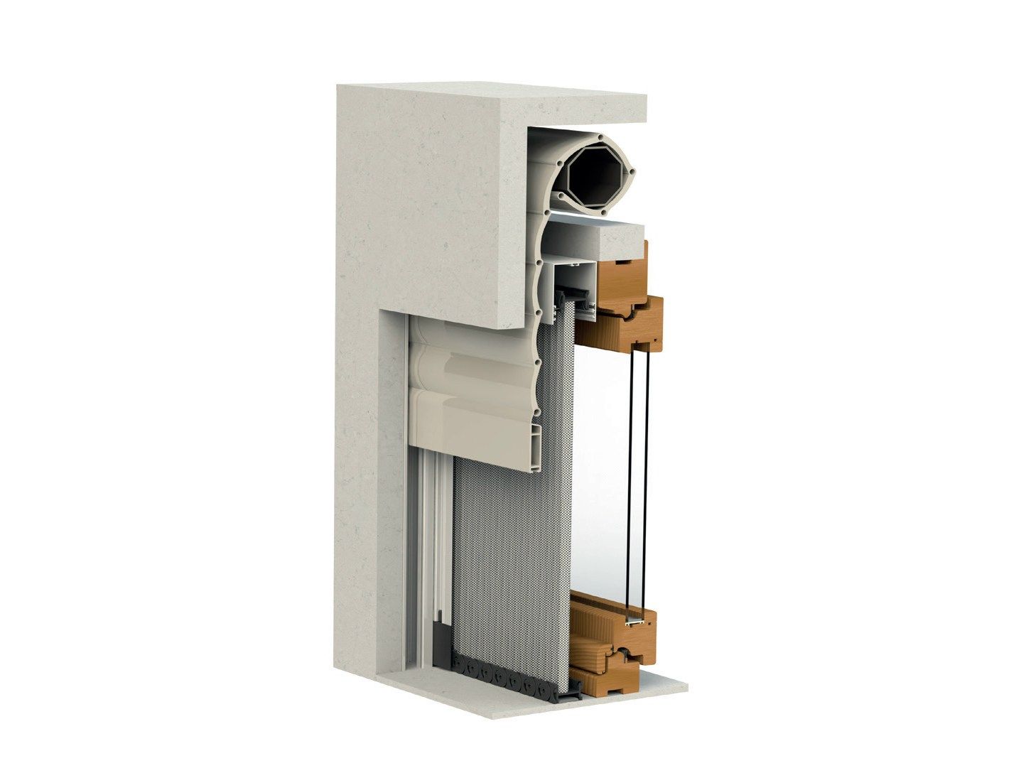 Плиссированная встраиваемая москитная сетка Mv Line москитные сетки-встраиваемые сбоку ARCH-00038220 - Вид №1