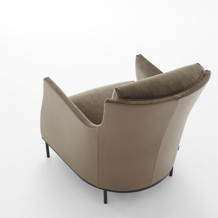 Ligne Roset Кресло из ткани со съемным чехлом с подлокотниками Riga 13500105 - Вид №2
