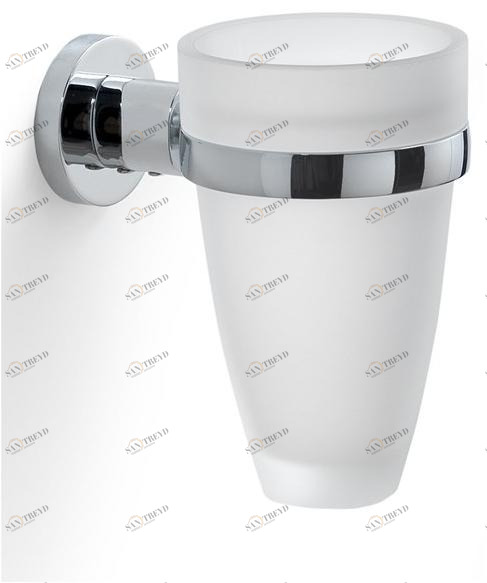 GEDY Настенный держатель зубных щеток из матового стекла Demetra 5110