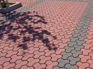 Твердый самоблокирующийся бетон