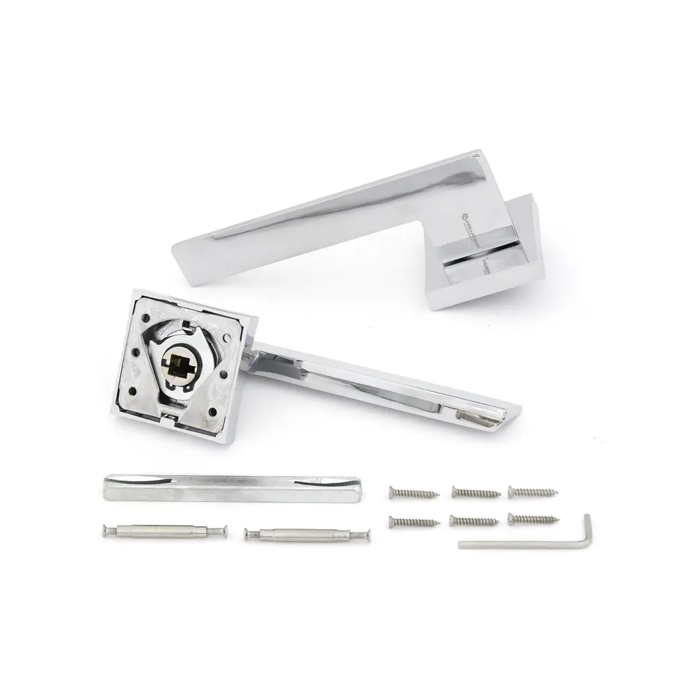 Дверные ручки Palladium Z 205 CP, без запирания, комплект, цвет хром STLM-2115520 - Вид №1