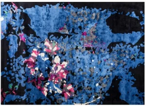 Diacasan Edition Прямоугольный коврик ручной работы из растительного шелка Le concept